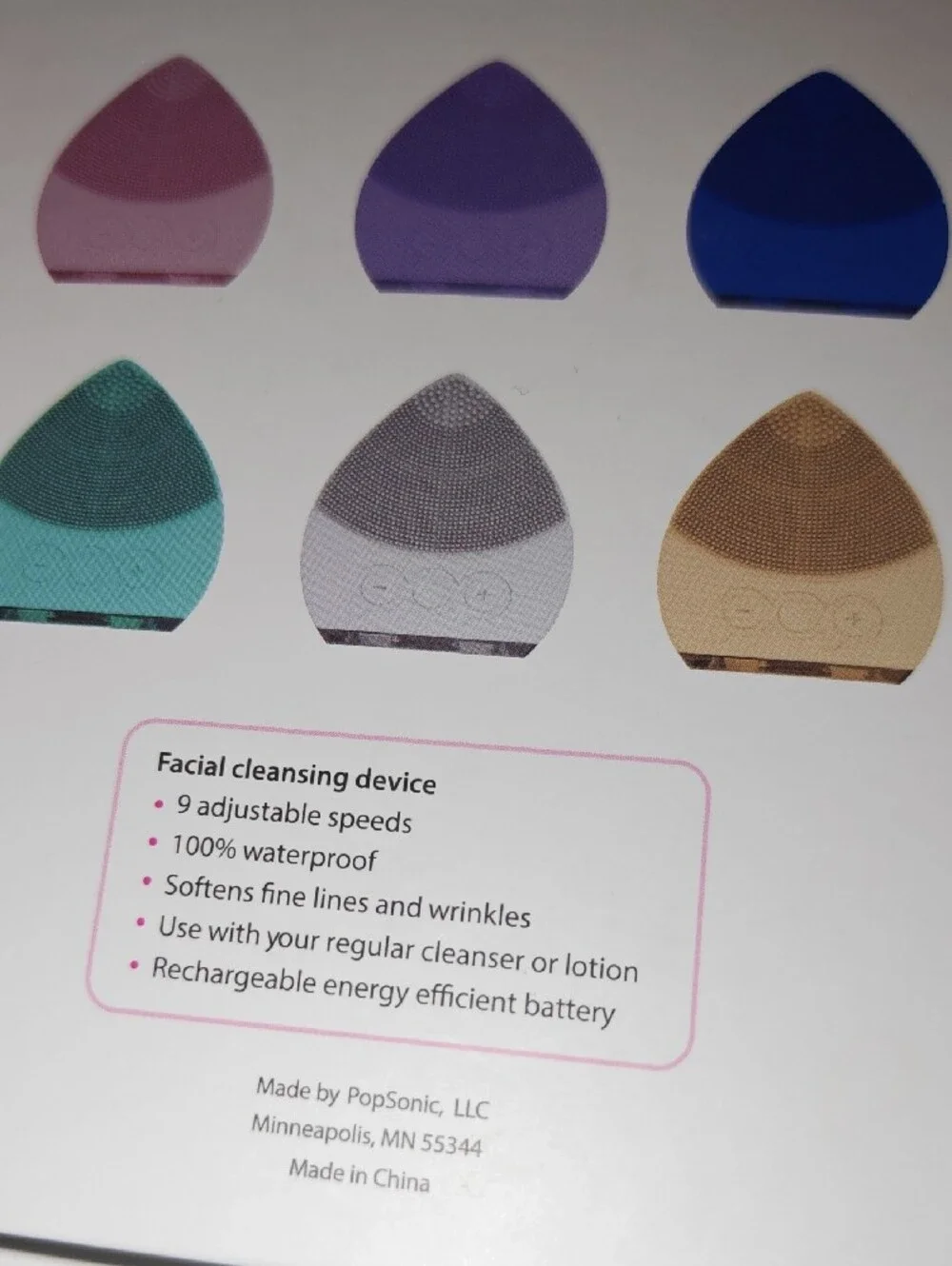 Pop Sonic leaflet purple